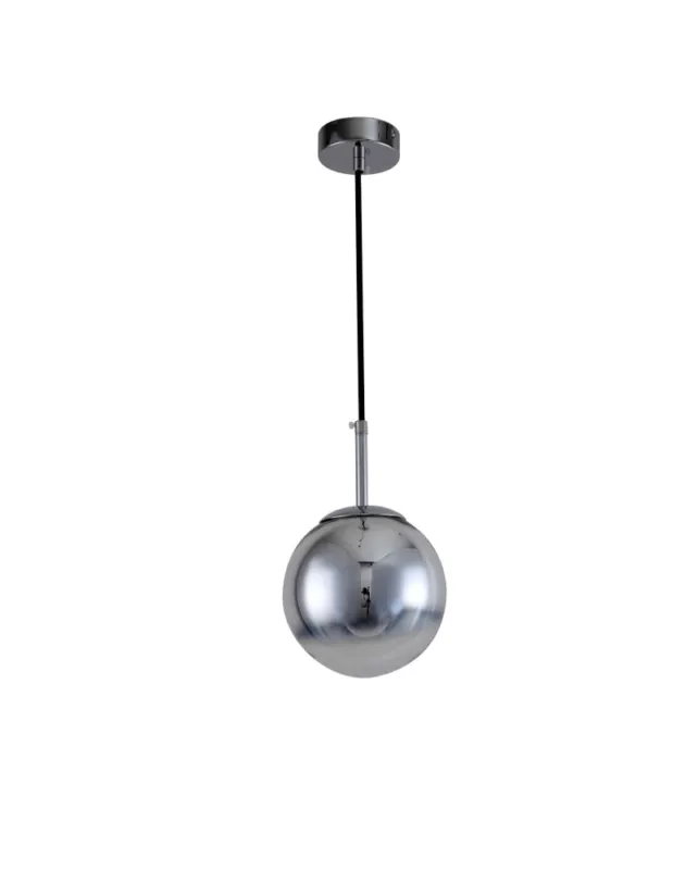 Sprawdź teraz Light Prestige Palla lampa wisząca mała chrom LP-2844/1P S CH 1xE14 srebrny/transparentny