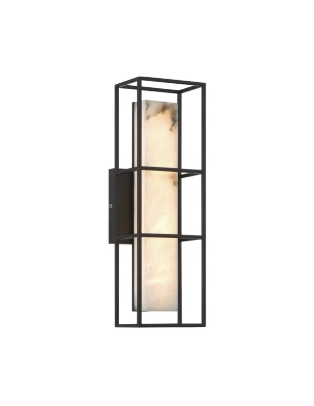 Oferta limitowana Quintiesse Średni kinkiet Blakley - 1 źródło światła - Matowa czerń QN-BLAKLEY-M-BK