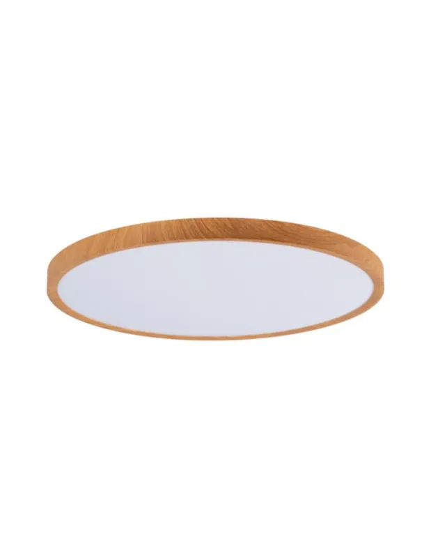 Abruzzo Plafon Okrągły Drewniany CCT 3000-6000K LED 40W 50cm Maze ABR-PLO-OCED-40W Bestseller