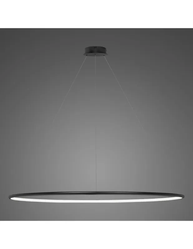 Altavola Design Lampa wisząca Ledowe Okręgi No.1 Φ180 cm in 3k czarna Wybór klientów