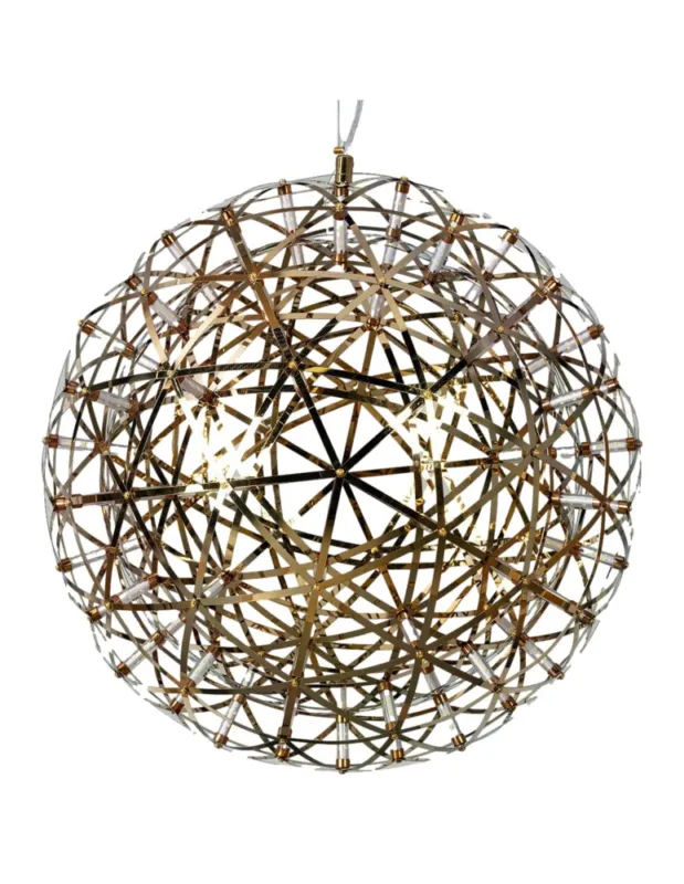 Abruzzo Lampa Wisząca Złota LED 35W Sofia Barwa Ciepła 50cm ABR-LWS-Z-35W-WW Obniżka ceny