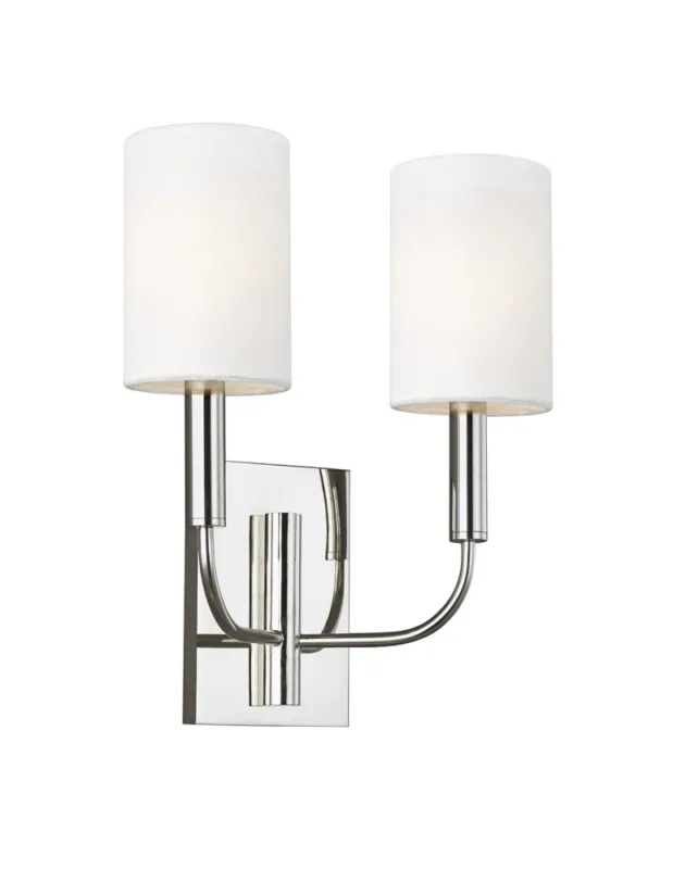Elstead BRIANNA Kinkiet E14 2x60W Nikiel FE-BRIANNA2-PN kolory-swiatla.pl Popularny