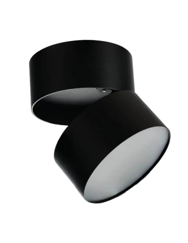 Szybka dostawa Azzardo MONA 10W CCT SWITCH BK Czarny Mat 1xLED Natynkowa Wychylna Przełącznik Zmiany Barwy Światła AZ6035