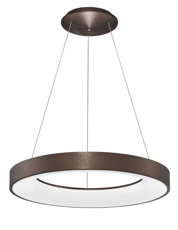 Kup online Luces Exclusivas TOME SMART Wisząca LED 50W 3250lm 3000K Ściemnialna brązowy szczotkowany LE41518
