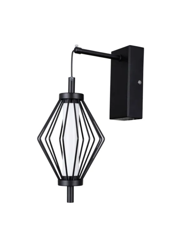 Taniej ITALUX Sevil ścienna 1xLED 5W 3000K Czarny mat, chrom WL-34403-1-BK