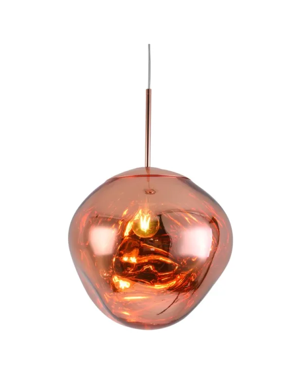 Step into Design Lampa wisząca GLAM M 28 cm miedziana Nowy