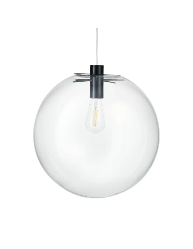 Step into Design Lampa wisząca TONDA czarna 40cm Darmowy zwrot