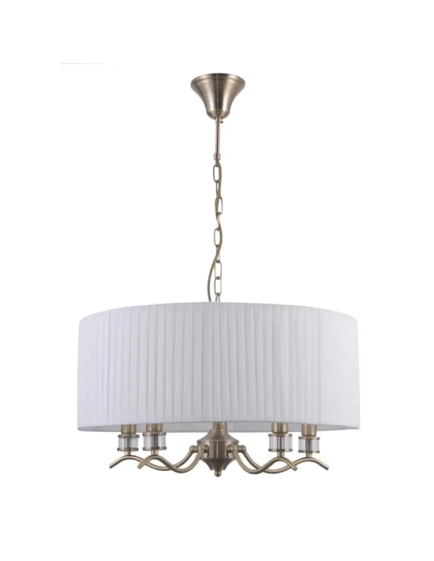 Najlepsza cena ITALUX Ferlena Wisząca E14 5x40W Brązowy PND-28343-5A kolory-swiatla.pl