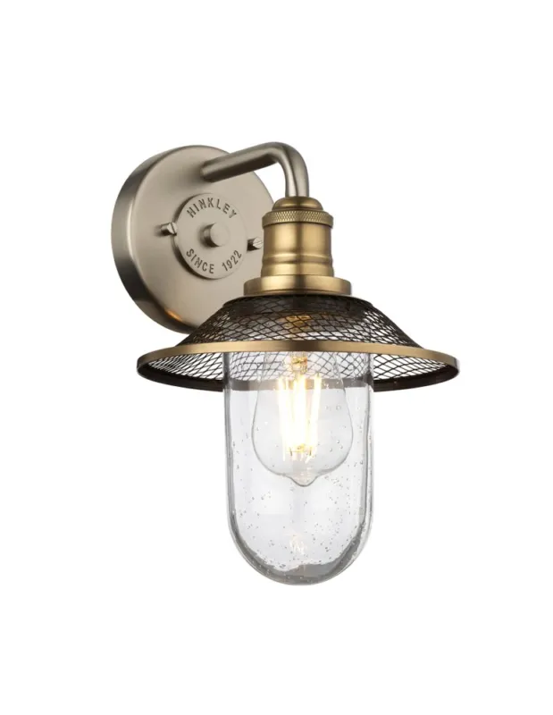 Quintiesse Kinkiet Rigby - 1 źródło światła - Antyczny nikiel / Stary mosiądz IP44 Elstead Lighting QN-RIGBY1-BATH-AN Obniżka ceny