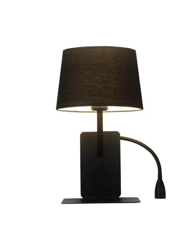 Wyjątkowa oferta Light Prestige Dakota kinkiet (prawy) E27 czarny LP-2121/1W R BK kolory-swiatla.pl