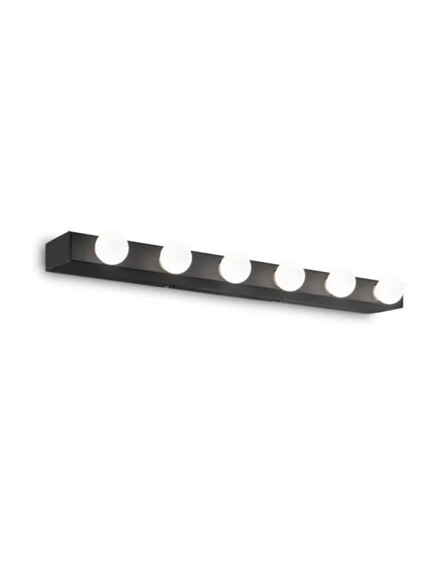 Ideal Lux Lampa Ścienna PRIVE‘ AP6 NERO Czarny 159508 Wybór klientów