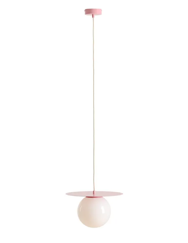 Aldex Lampa Wisząca LOOP BABY PINK M 1x max 15W LED (1125G18_M) Nowość