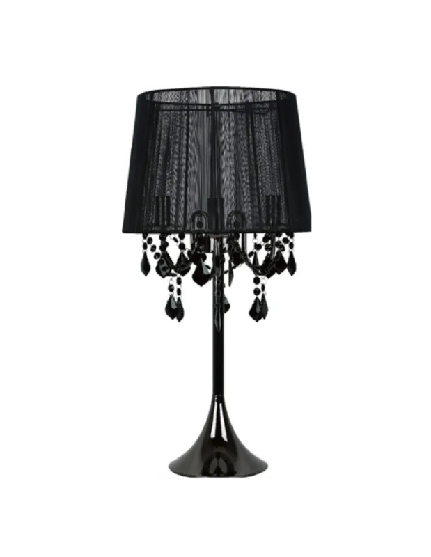 Bestseller Light Prestige Mona biurkowa czarna 3xE14 czarny LP-5005/1T czarna kolory-swiatla.pl