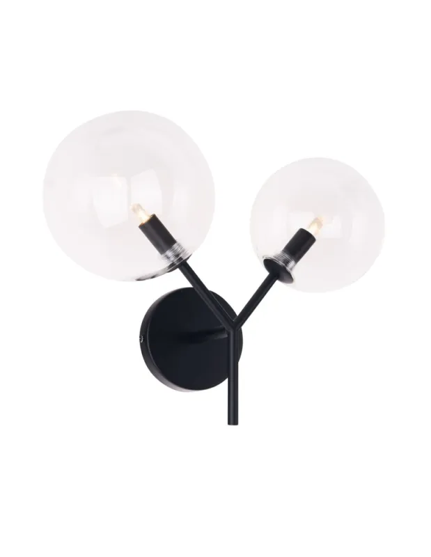 Okazja Maxlight Kinkiet Lollipop Black W0277