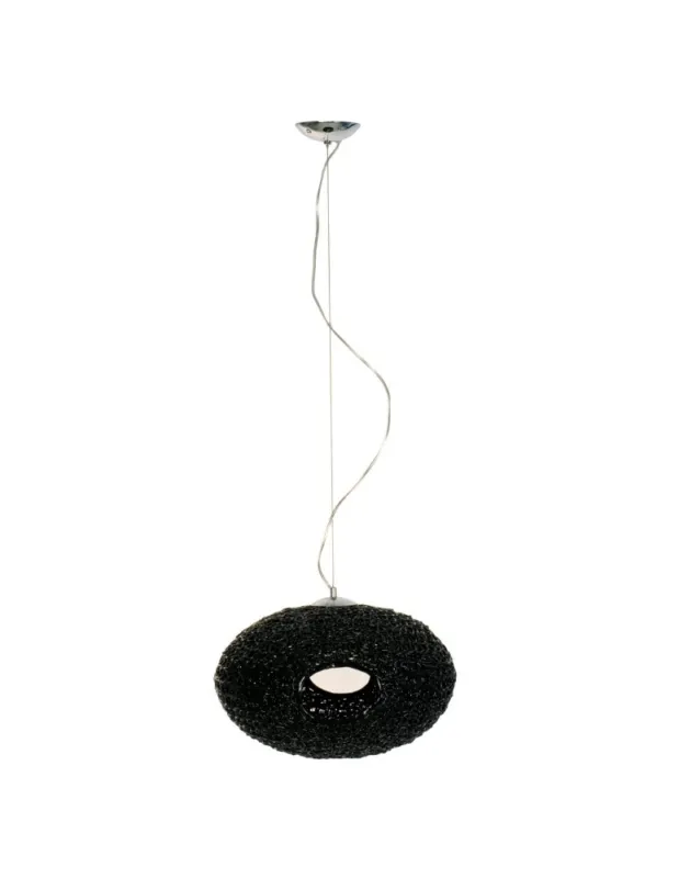 Light Prestige Neste wisząca czarna 1xE27 czarny, srebrny LP-1802/1P czarna kolory-swiatla.pl Nie przegap