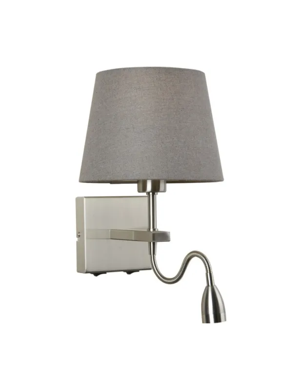 Italux Norte E27+LED 60W+3W 350lm 3000K Kinkiet Nikiel WL-1122-2-BL-SN-RO-GR kolory-swiatla.pl Oferta limitowana