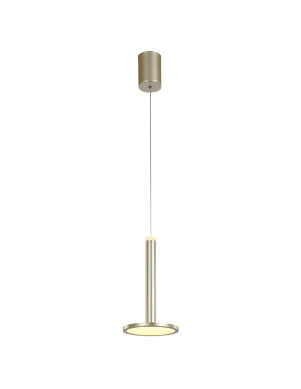 Rabat ITALUX Oliver Wisząca LED zintegrowany 12W 3000K 415lm Złoty MD17033012-1A GOLD kolory-swiatla.pl