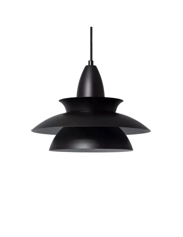 Abruzzo Lampa Wisząca czarna Luppo E27 ABR-LWBL-E27 Popularny