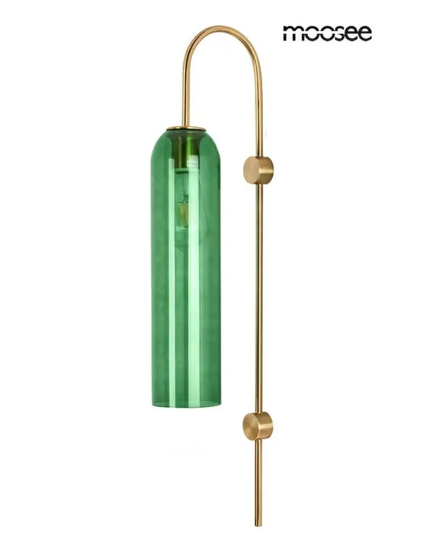 MOOSEE lampa ścienna SLACK złota / zielona (MSE010100342) Promocja