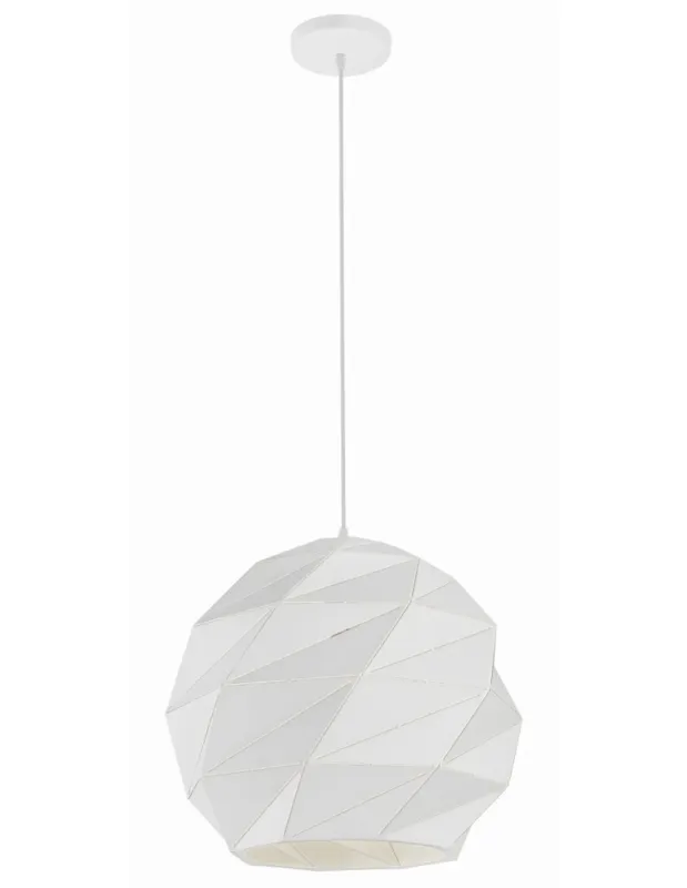 Light Prestige Reus wisząca kula mała biała E27 biały LP-8069/1P S WH kolory-swiatla.pl Okazja