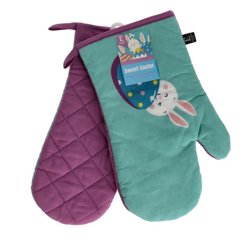 Dostępne od ręki Komplet Rękawic Kuchennych Sweet easter 19x30 cm -