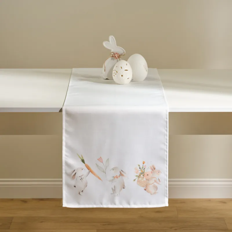 Bieżnik Bunny rabbit 35x180 cm - Tani