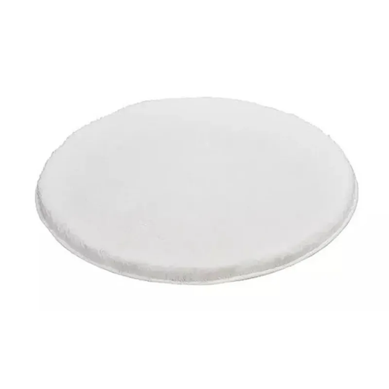 Kup teraz Kleine Wolke Relax Dywanik łazienkowy polarny biały 80 cm okrągły wysokie runo -
