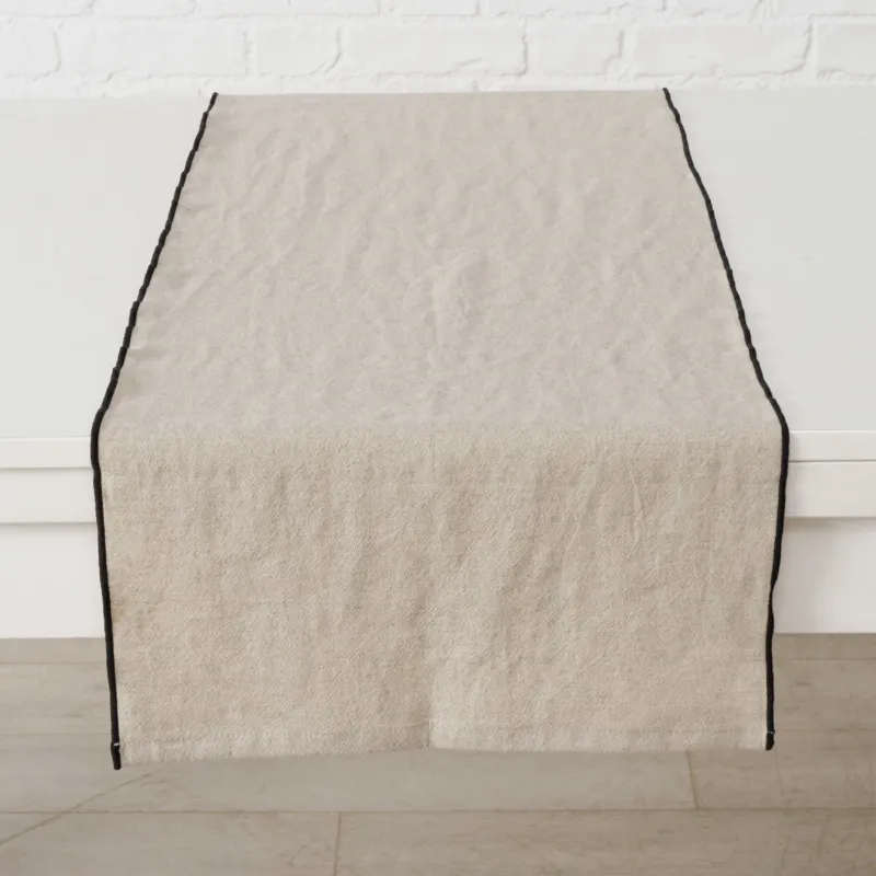 Ozdobny bieżnik z lamówką JANEA, 40 x 140 cm - Wyjątkowa oferta
