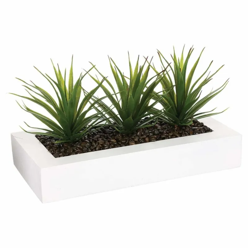 Sztuczne kwiaty w doniczce, aloes - Premium