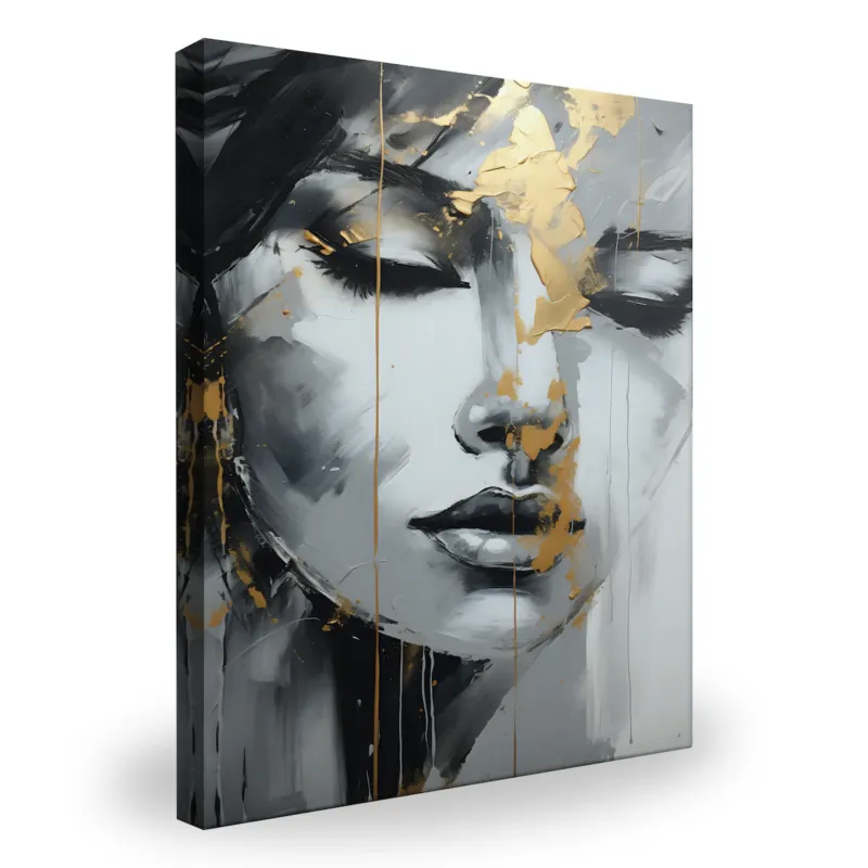 Obraz Do Salonu Twarz KOBIECA Abstrakcja, 80 x 120cm, Muralo - Dostępne od ręki