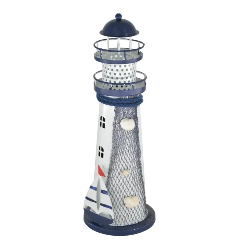 Dekoracja LED - LATARNIA MORSKA 28,5x9,5x9,5 cm - Niska cena