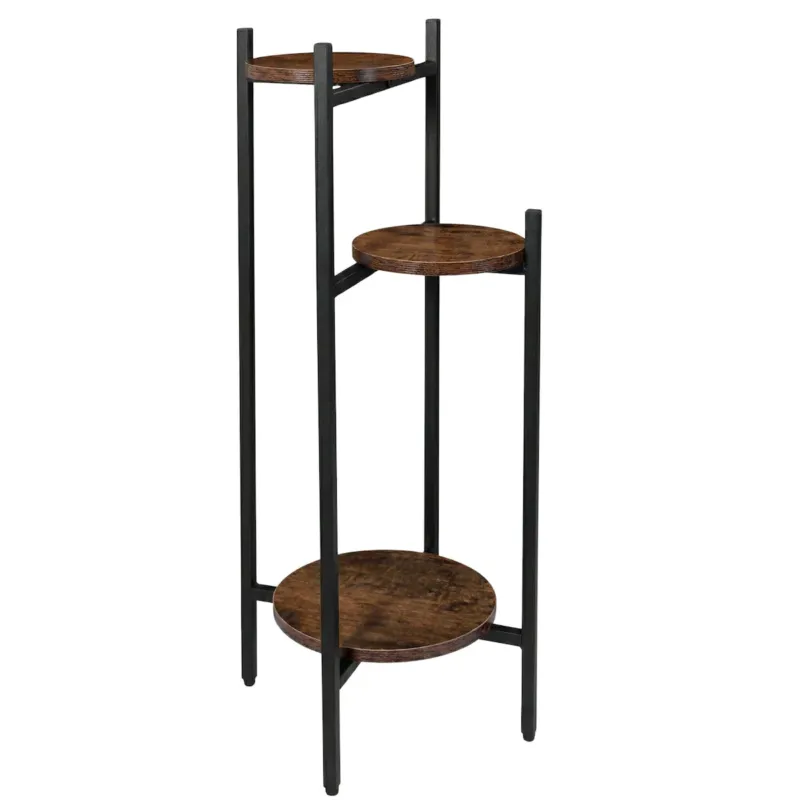 Taniej Wąski kwietnik stojący STEM na 3 kwiaty, Ø 33 x 80,5 cm -