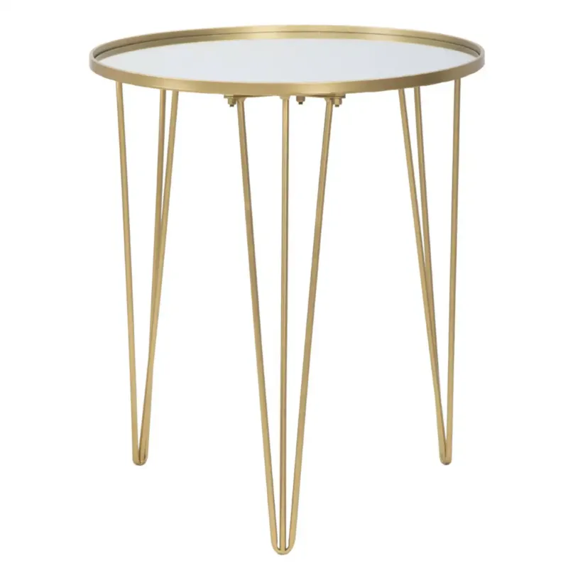 Stolik kawowy z lustrzanym blatem, Ø 50 x 58,5 cm - Wyjątkowa oferta