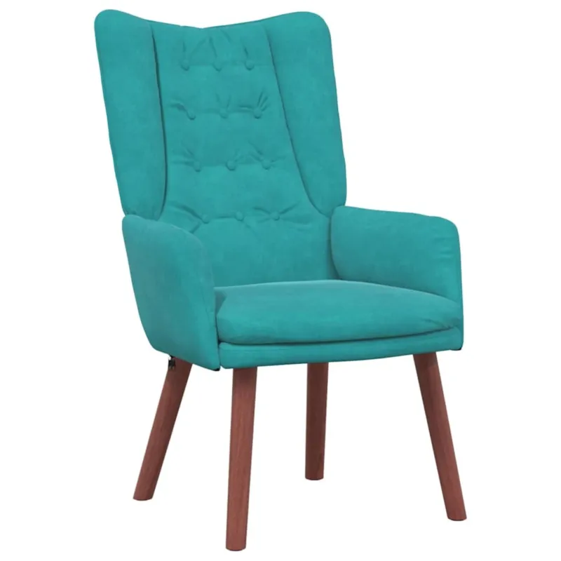 Zniżka vidaXL Fotel relaksacyjny Turkusowy 63 x 67 x 94 cm Aksamit -