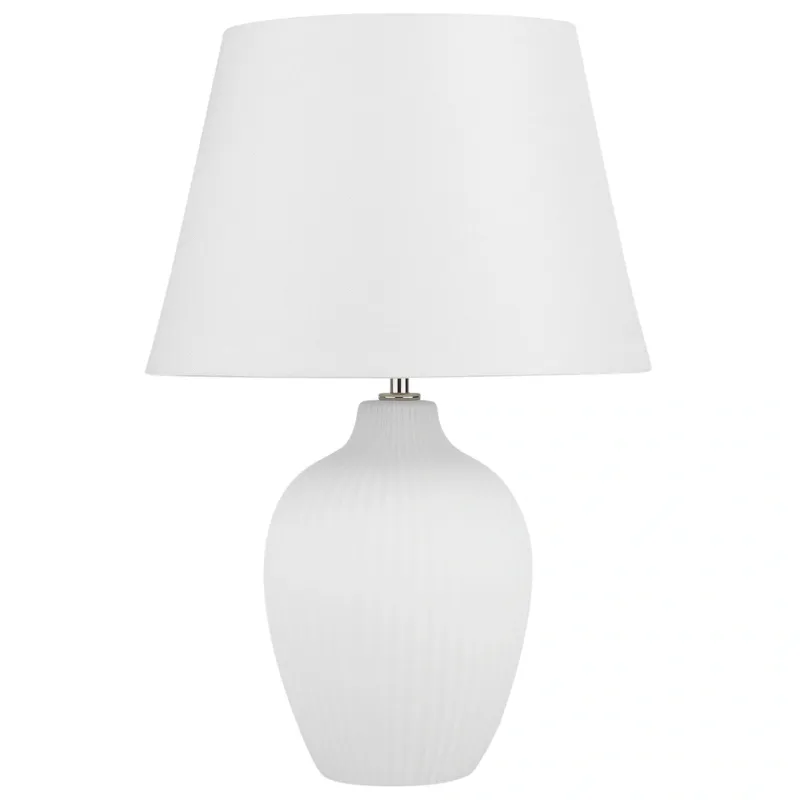 Lampa stołowa FERGUS Ceramika Biały - Dostępne od ręki