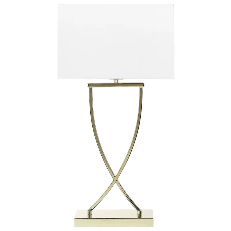 Szybka dostawa Lampa stołowa YASUNI Metal Biały/ złoty -