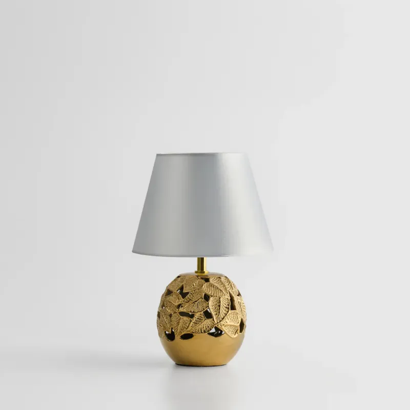 Lampa Stołowa Lefsi z motywem liściastym - Bezpieczna płatność