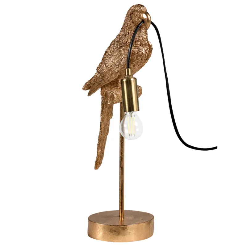 Sprawdź teraz Lampa stołowa Papuga SINATRA Złoty -