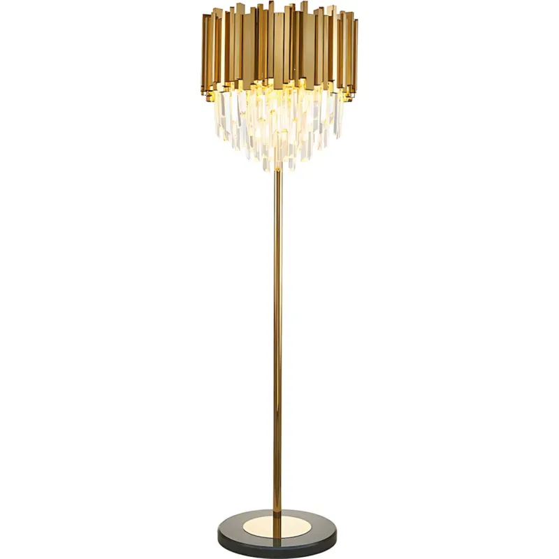 Popularny Lampa Podłogowa App1717-3F Chrom, Metal -