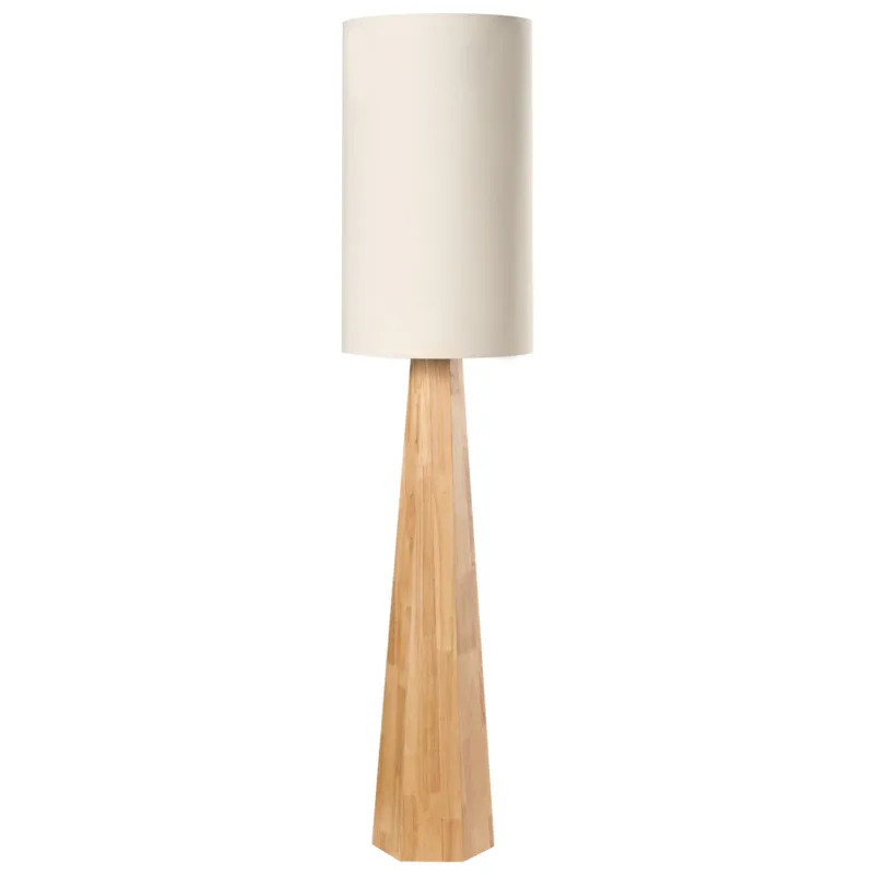 Lampa podłogowa ILALA Drewno Naturalny - Premium