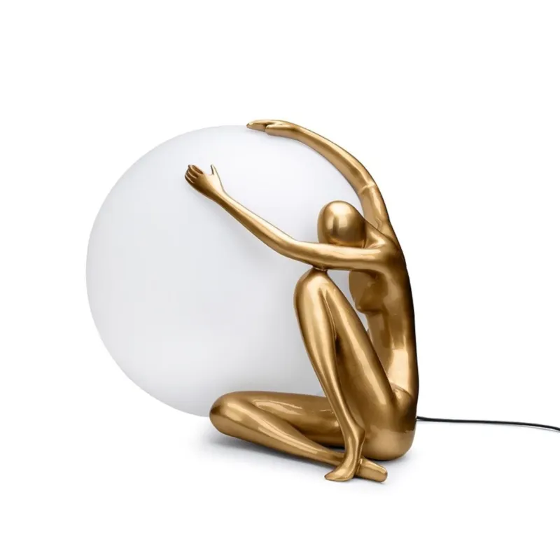 MOOSEE lampa stołowa UOMO 50 złota - Tani