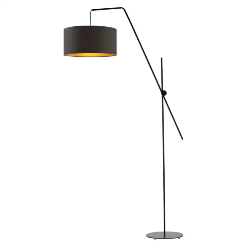 Zamów teraz Lampa stojąca podłogowa przegubowa regulowana z abażurem walec MODERN -