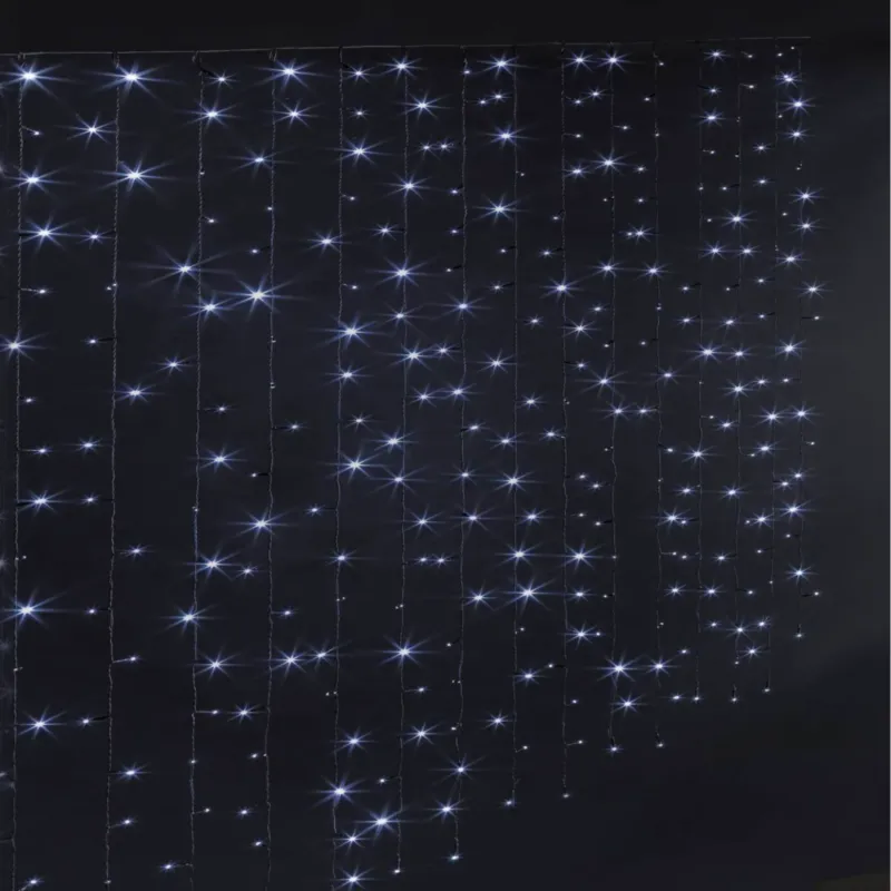 Kurtyna świetlna, zewnętrzna, 150 LED - Wyprzedaż