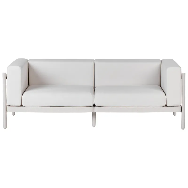 Sofa ogrodowa dla 2 osób FERRETTI Jasnobeżowy - Oferta limitowana