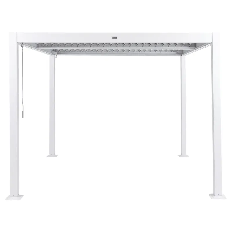 Szybka wysyłka Pawilon ogrodowy FORNOLI Metal 296 cm 296 cm Biały -