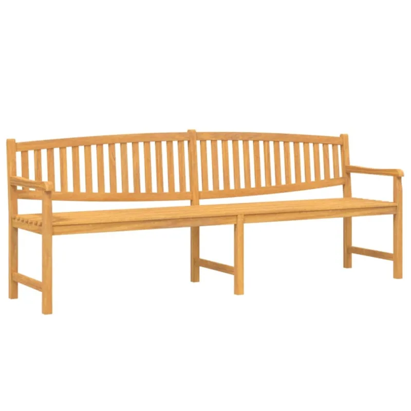 vidaXL Ławka ogrodowa, 228x59,5x90 cm, lite drewno tekowe - Wysoka jakość