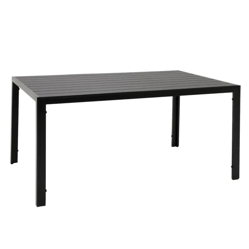 Kup online Stół ogrodowy z aluminium czarny -