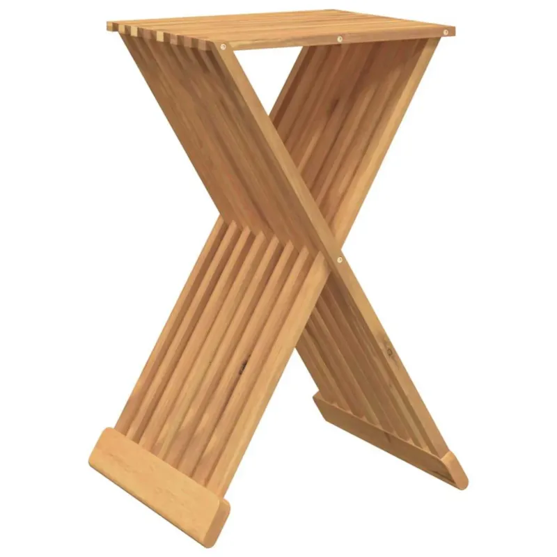 Zniżka vidaXL Składany stołek, 40x32,5x70 cm, lite drewno tekowe -