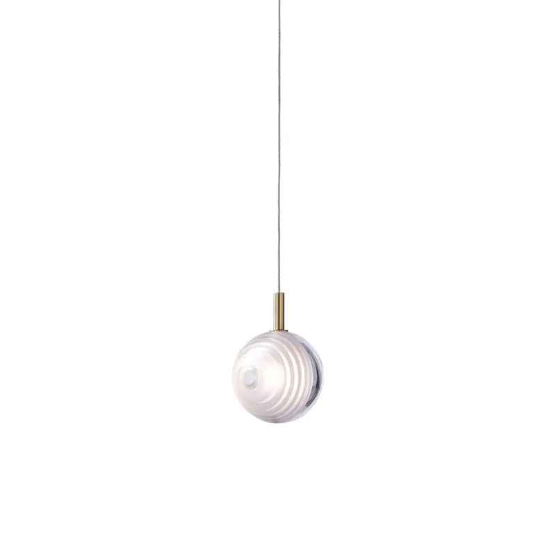 Tylko do końca tygodnia Szklana lampa wisząca Dark & Bright Gold S Bomma