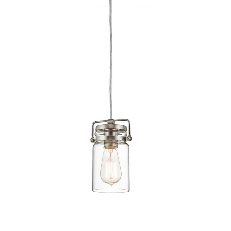 Oferta Lampa wisząca 1x15W E27 nikiel szczotkowany